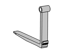 Pin-Type Fork with lower hook